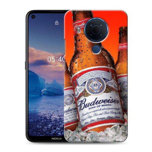 Дизайнерский силиконовый чехол для Nokia 5.4 Budweiser