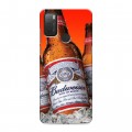 Дизайнерский силиконовый чехол для Alcatel 3L (2021) Budweiser