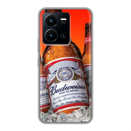 Дизайнерский силиконовый чехол для Vivo Y35 Budweiser