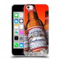 Дизайнерский пластиковый чехол для Iphone 5c Budweiser