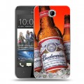 Дизайнерский пластиковый чехол для HTC Desire 300 Budweiser