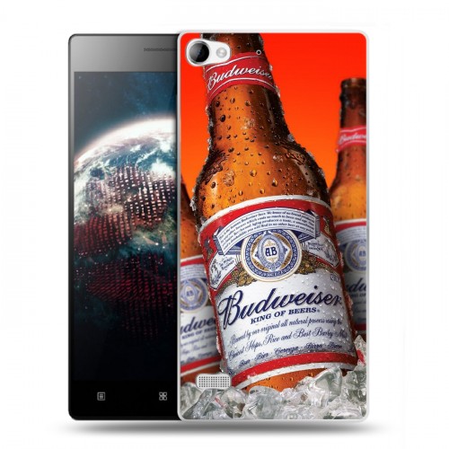 Дизайнерский пластиковый чехол для Lenovo Vibe X2 Budweiser