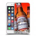 Дизайнерский силиконовый чехол для Iphone 6 Plus/6s Plus Budweiser