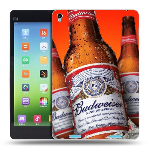 Дизайнерский силиконовый чехол для Xiaomi MiPad Budweiser