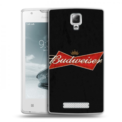 Дизайнерский пластиковый чехол для Lenovo A1000 Budweiser