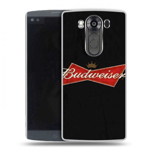 Дизайнерский пластиковый чехол для LG V10 Budweiser