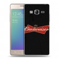 Дизайнерский пластиковый чехол для Samsung Z3 Budweiser