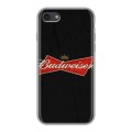 Дизайнерский силиконовый чехол для Iphone 7 Budweiser