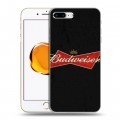 Дизайнерский пластиковый чехол для Iphone 7 Plus / 8 Plus Budweiser