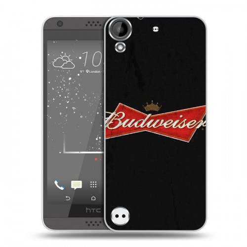 Дизайнерский пластиковый чехол для HTC Desire 530 Budweiser