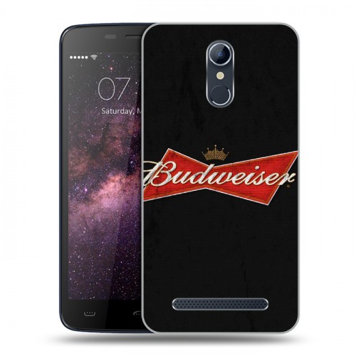 Дизайнерский силиконовый чехол для Homtom HT17 Budweiser