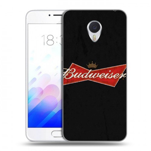 Дизайнерский пластиковый чехол для Meizu M3E Budweiser