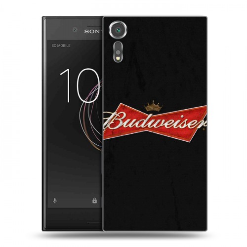 Дизайнерский пластиковый чехол для Sony Xperia XZs Budweiser