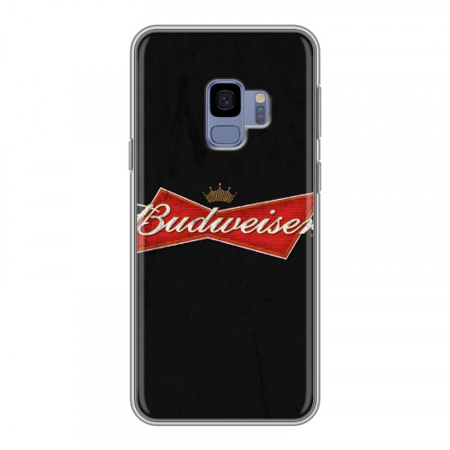 Дизайнерский пластиковый чехол для Samsung Galaxy S9 Budweiser