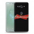 Дизайнерский пластиковый чехол для Sony Xperia XZ2 Compact Budweiser