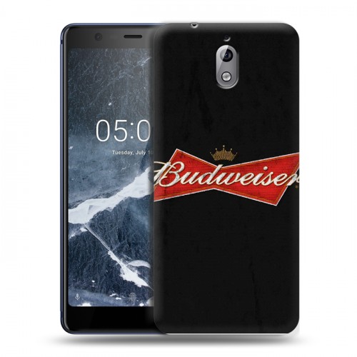 Дизайнерский силиконовый чехол для Nokia 3.1 Budweiser