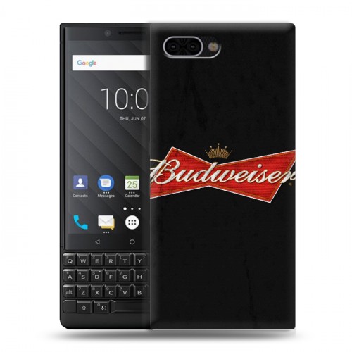 Дизайнерский пластиковый чехол для BlackBerry KEY2 Budweiser