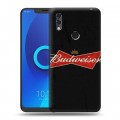 Дизайнерский силиконовый чехол для Alcatel 5V Budweiser