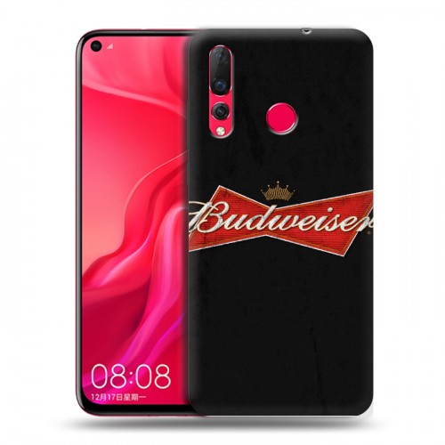 Дизайнерский пластиковый чехол для Huawei Nova 4 Budweiser