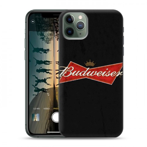 Дизайнерский пластиковый чехол для Iphone 11 Pro Budweiser