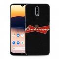 Дизайнерский пластиковый чехол для Nokia 2.3 Budweiser