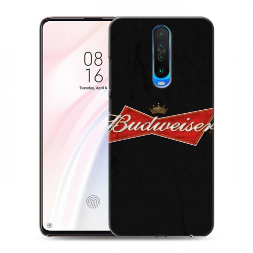 Дизайнерский пластиковый чехол для Xiaomi RedMi K30 Budweiser