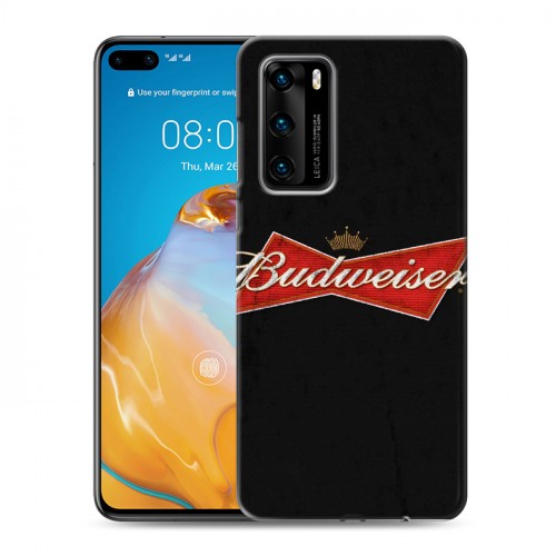 Дизайнерский пластиковый чехол для Huawei P40 Budweiser