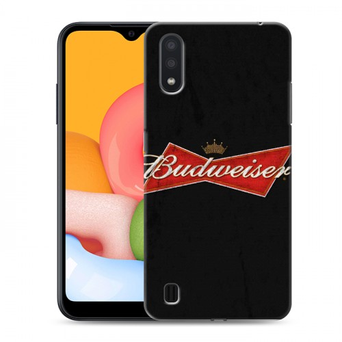 Дизайнерский силиконовый чехол для Samsung Galaxy M01 Budweiser