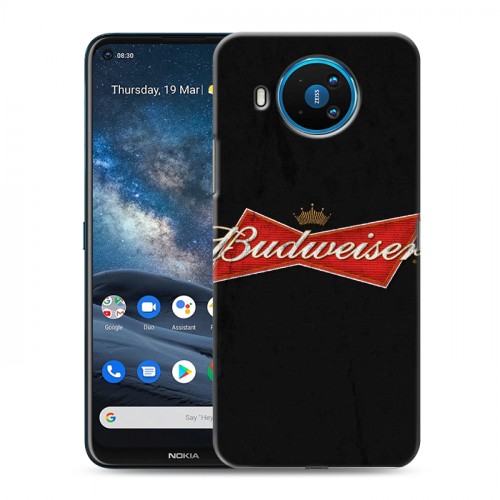 Дизайнерский силиконовый чехол для Nokia 8.3 Budweiser