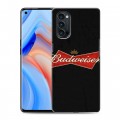 Дизайнерский пластиковый чехол для OPPO Reno4 Pro Budweiser