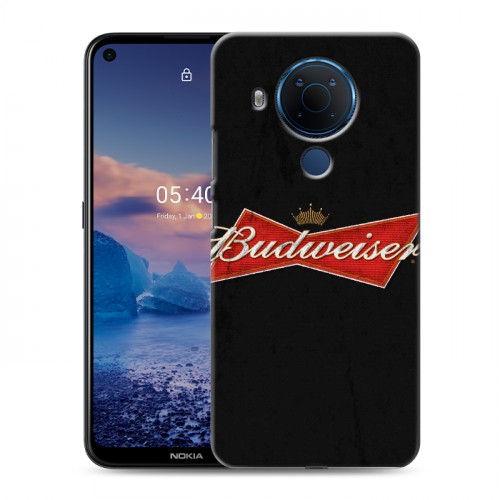 Дизайнерский силиконовый чехол для Nokia 5.4 Budweiser