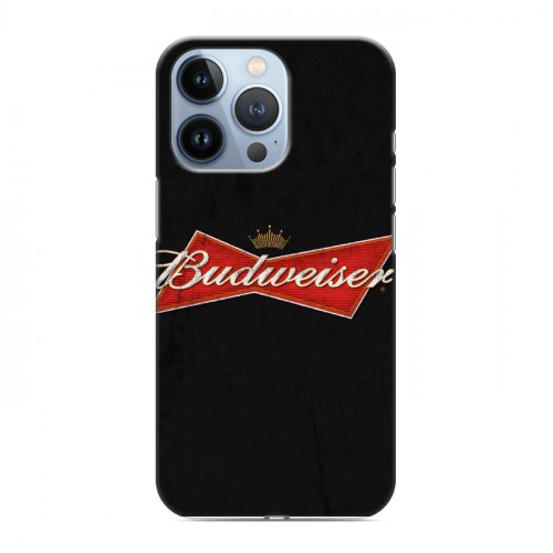 Дизайнерский силиконовый чехол для Iphone 13 Pro Budweiser