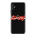 Дизайнерский силиконовый чехол для Tecno Spark 8P Budweiser