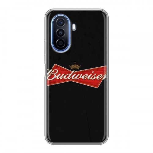 Дизайнерский силиконовый чехол для Huawei Nova Y70 Budweiser