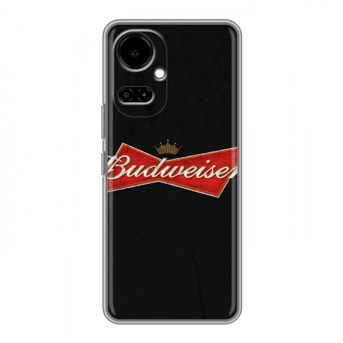 Дизайнерский силиконовый чехол для Tecno Camon 19 Budweiser