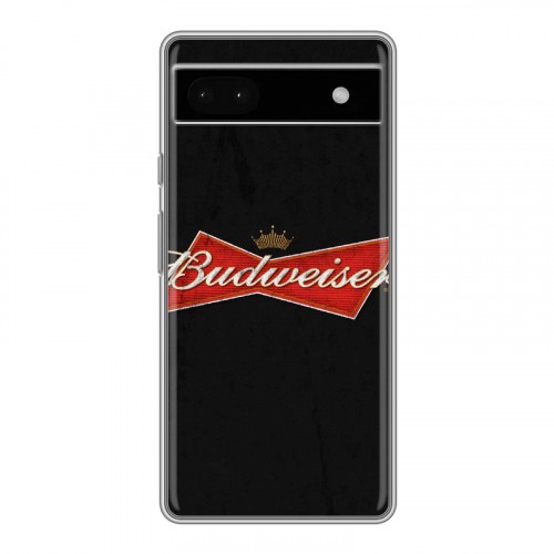 Дизайнерский силиконовый чехол для Google Pixel 6a Budweiser