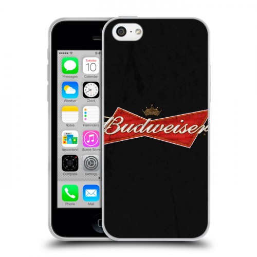 Дизайнерский пластиковый чехол для Iphone 5c Budweiser