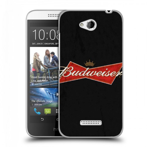 Дизайнерский пластиковый чехол для HTC Desire 616 Budweiser