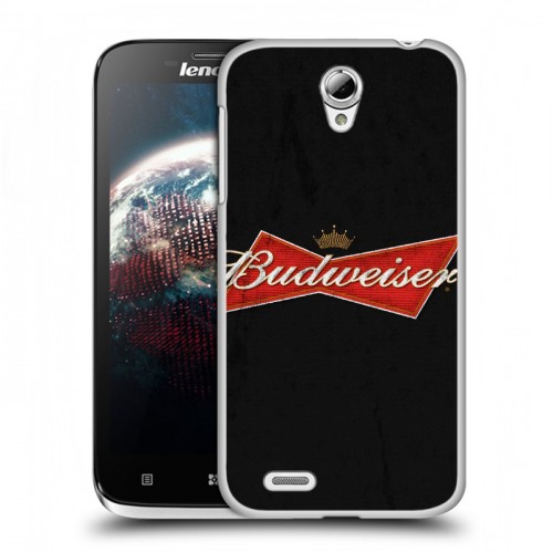 Дизайнерский пластиковый чехол для Lenovo A859 Ideaphone Budweiser