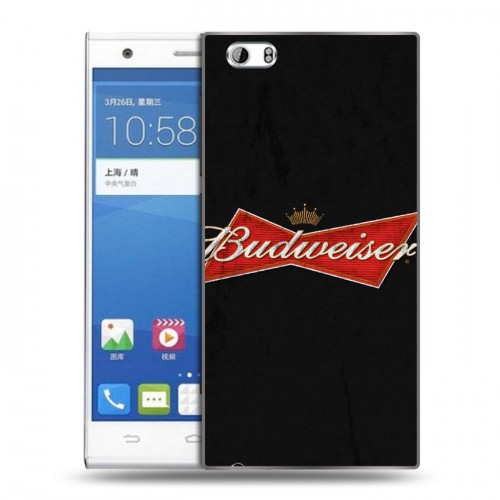 Дизайнерский пластиковый чехол для ZTE Star 1 Budweiser