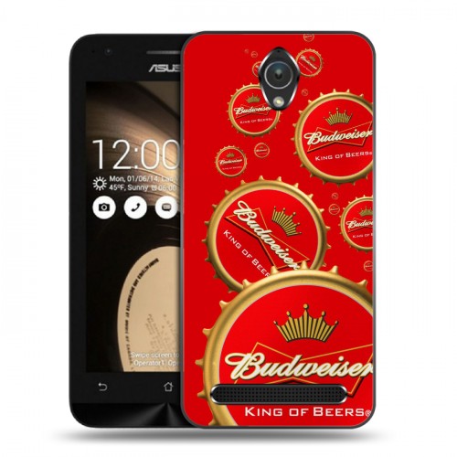 Дизайнерский пластиковый чехол для ASUS Zenfone Go Budweiser