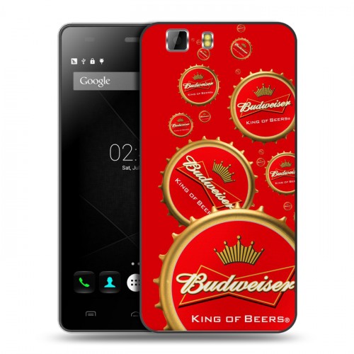 Дизайнерский пластиковый чехол для Doogee X5 Budweiser