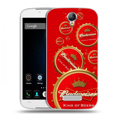 Дизайнерский пластиковый чехол для Doogee X6 Budweiser