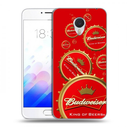 Дизайнерский пластиковый чехол для Meizu M3E Budweiser