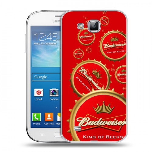 Дизайнерский пластиковый чехол для Samsung Galaxy Premier Budweiser