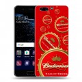 Дизайнерский пластиковый чехол для Huawei P10 Budweiser