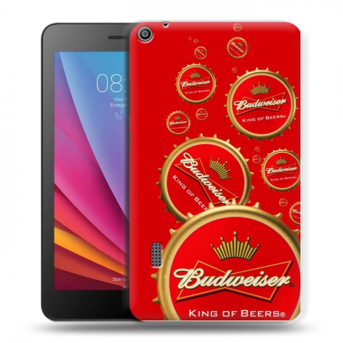 Дизайнерский силиконовый чехол для Huawei MediaPad T3 7 Budweiser