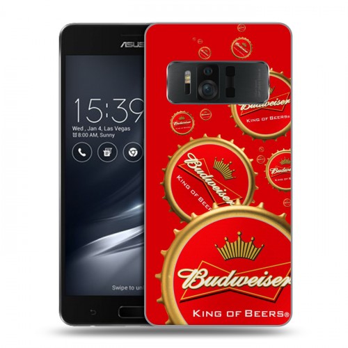 Дизайнерский силиконовый чехол для ASUS ZenFone AR Budweiser