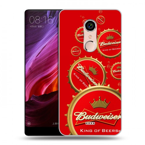Дизайнерский силиконовый чехол для BQ Strike Selfie Max Budweiser
