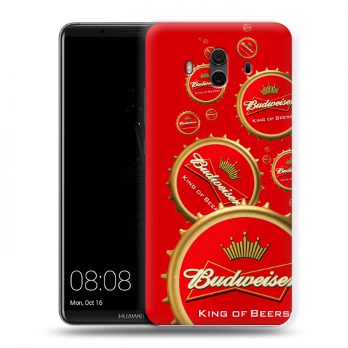 Дизайнерский пластиковый чехол для Huawei Mate 10 Budweiser